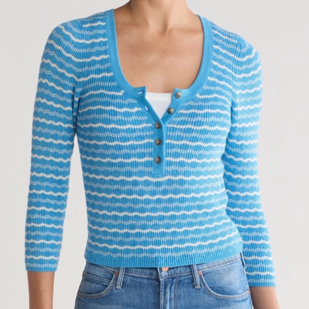 Mother The Toss Up Henley Sweater